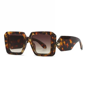 New High-End Classic Luxury Brand Designer Square Sunglasses Women Fashion Vintage Popular Travel Sun Glasses For Female UV400