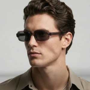 Small Square Polarized Sunglasses TR Frame Luxury Designer Eyewear Retro Rectangle Fashion Sun Glasses for Men Women Outdoor